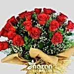 Nazan Cicekcilik 25 Kırmızı Gül Buketi 2
