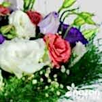 Nazan Cicekcilik Cam Fanusta Renkli Lisyantuslar 3