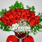 Nazan Cicekcilik Kirmizi Kalp Vazoda 25li Kirmizi Gul 3
