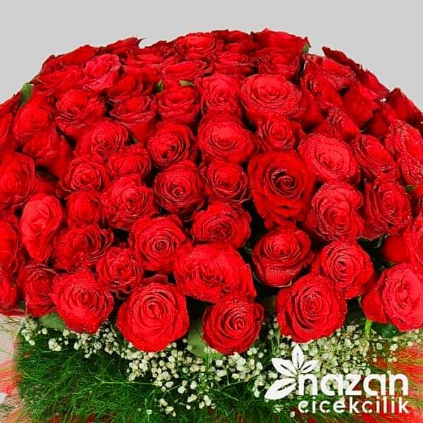 Nazan Cicekcilik 101 Kırmızı Gül Buketi 2