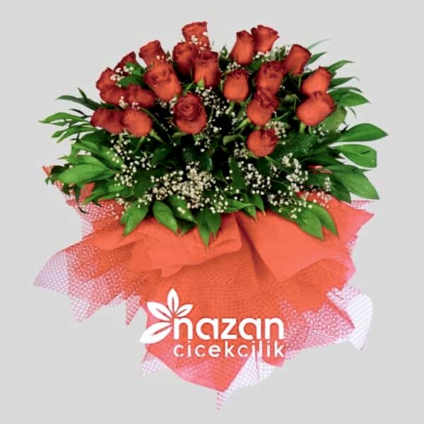 Nazan Cicekcilik 21 Kırımızı Gül Buketi 1
