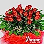 Nazan Cicekcilik 21 Kırımızı Gül Buketi 2