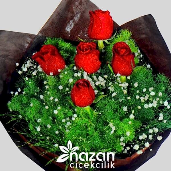 nazan-cicekcilik-5-li-kirmizi-gul-buketi-2