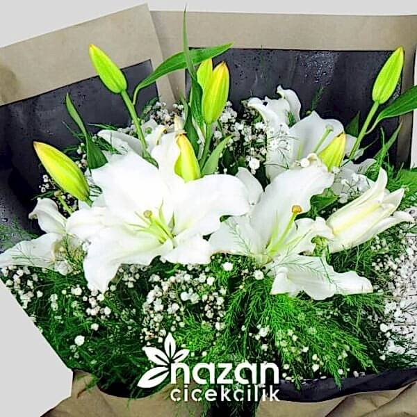 nazan-cicekcilik-beyaz-lilyum-buketi-2