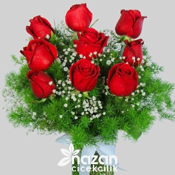 nazan-cicekcilik-seffaf-silindir-vazoda-9-lu-kirmizi-gul-2