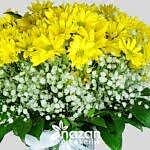 nazan-cicekcilik-seffaf-silindir-vazoda-sari-krizantemler-2