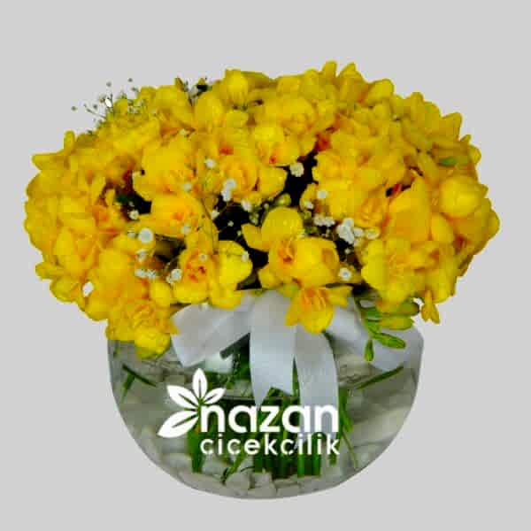 nazan-cicekcilik cam-fanusta-sari-frezyalar-1