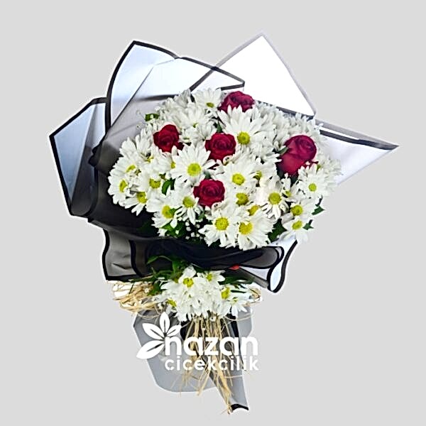 nazan-cicekcilik-papatya-5li-gul-buketi – 1